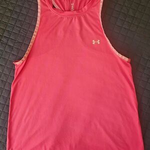 Under Armour Women's Pink Racerback Tank Size XS